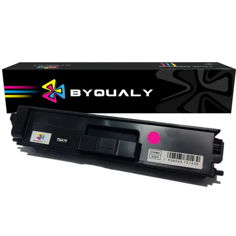 CART DE TONER COMPATIVEL C/ TN419/439 MAGENTA 9K BYQUALY POTENCIAL