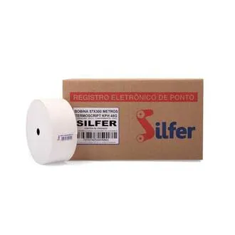 BOBINA TERMICA 48G BR 57X360M CX 06 UN SILFER