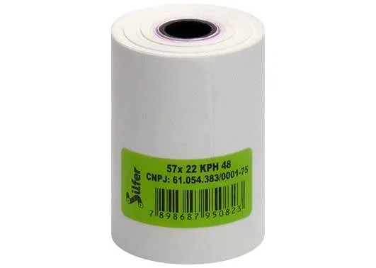 BOBINA 57X22 MTS TERMSCPT SILFER