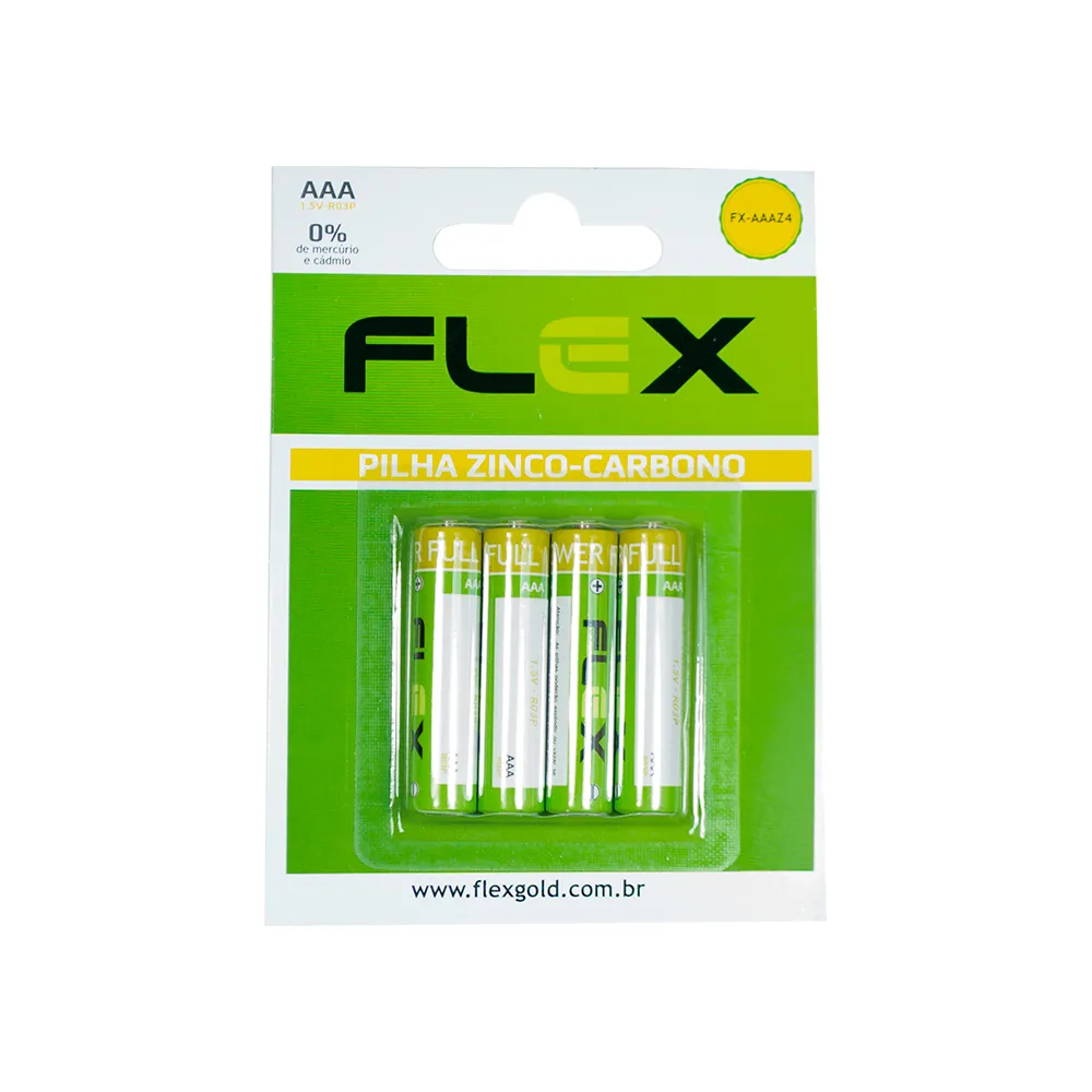 AAA PILHA DE ZINCO FLEX C4