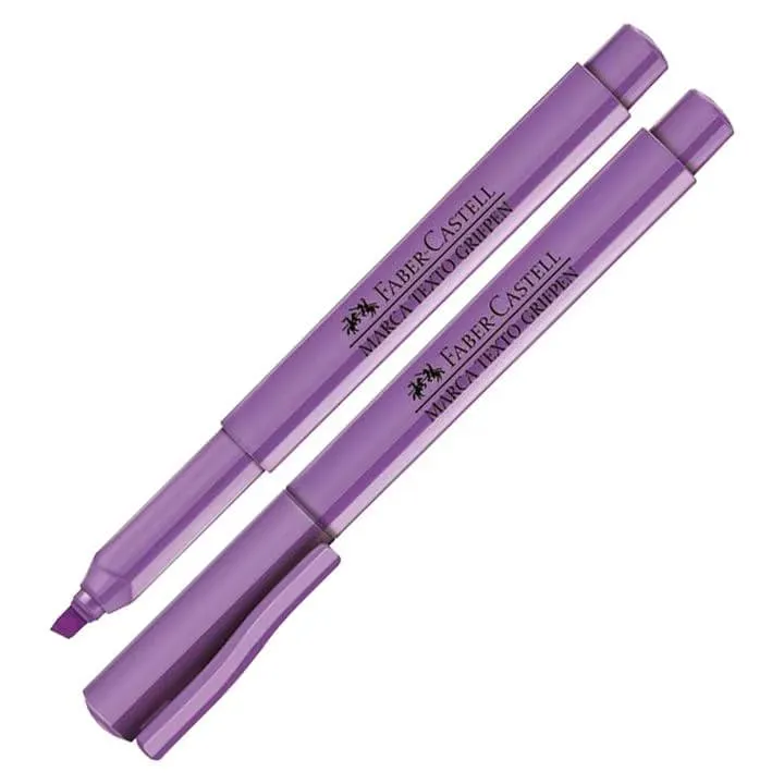 CANETA MARCA TEXTO ROXA  FABER CASTELL