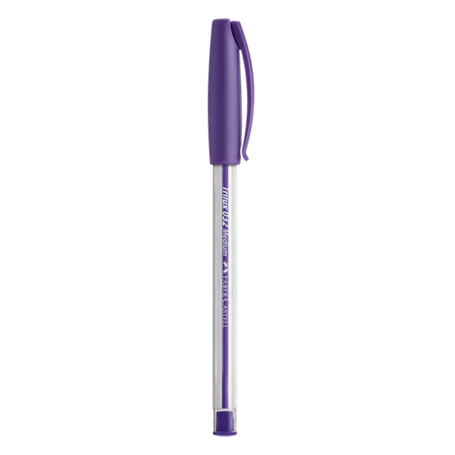 CANETA TRILUX COLORS CAIXA ROXO FABER CASTELL