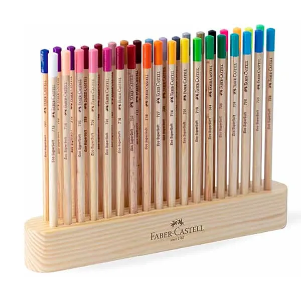 LAPIS COR 36 CORES FABER ESTOJO ECO