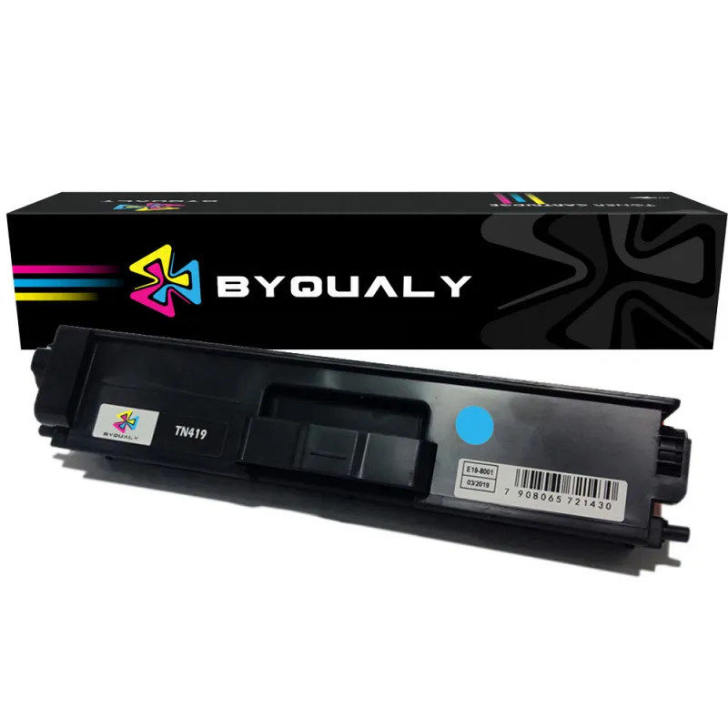 CART DE TONER COMPATIVEL C/ TN419/439 CYAN 9K BYQUALY POTENCIAL