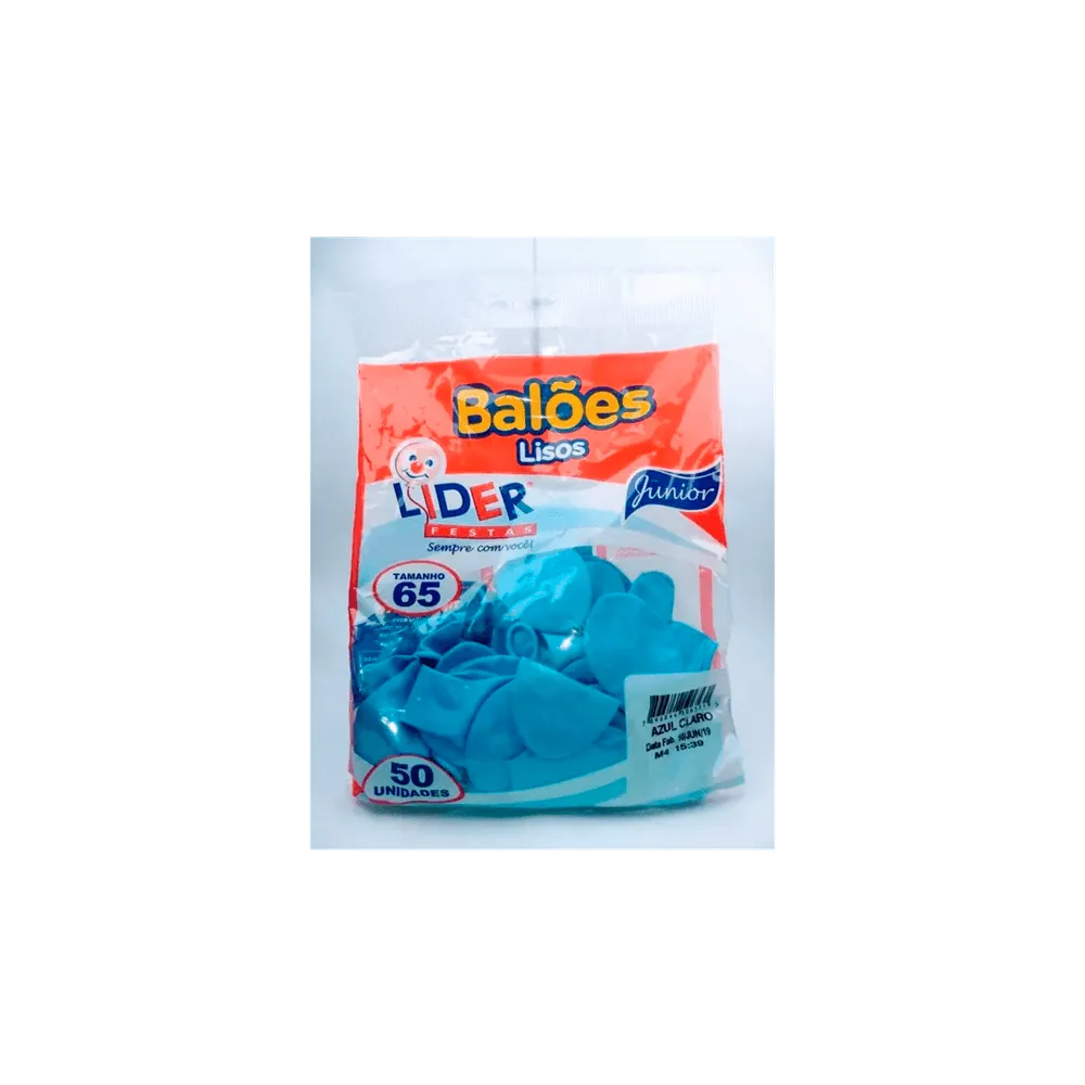 BALAO DE AR LISO N.65 AZUL CLARO