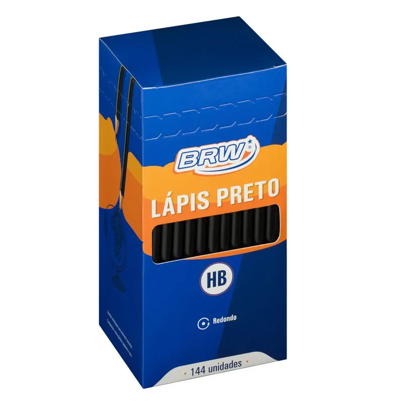 LAPIS HB PLASTICO RECICLADO 144 UN. BRW