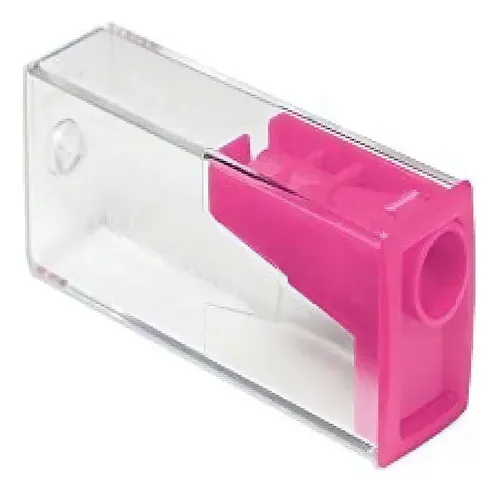 APONTADOR ROSA COM DEPOSITO FABER CASTELL