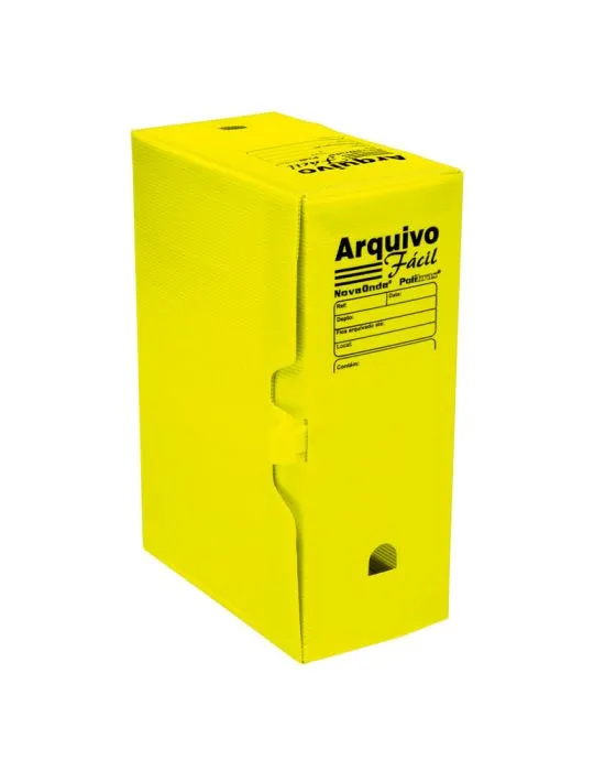 ARQUIVO MORTO  FACIL - AMARELO POLYCART