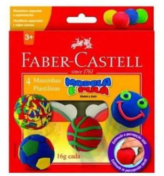 MASSINHA MODELA E PULA FABER CASTELL