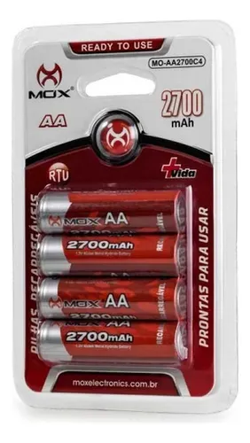 PILHA RECARREGAVEL MO-AA2700C4 "RTU"