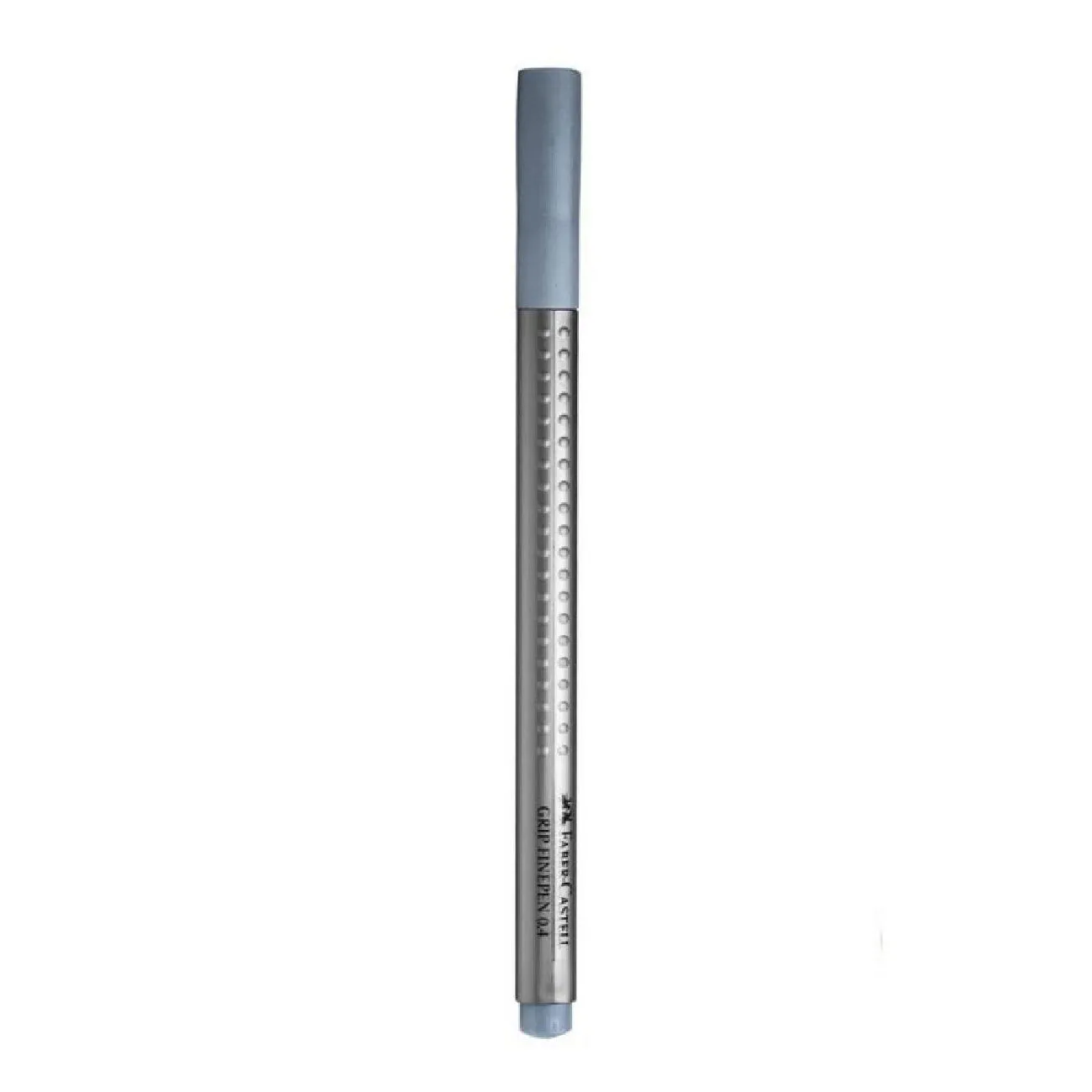 CANETA GRIP PONTA ULTRA FINA CINZA FABER CASTELL