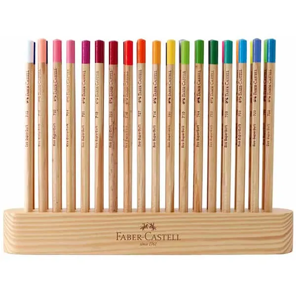 LAPIS COR 36 CORES FABER ESTOJO ECO
