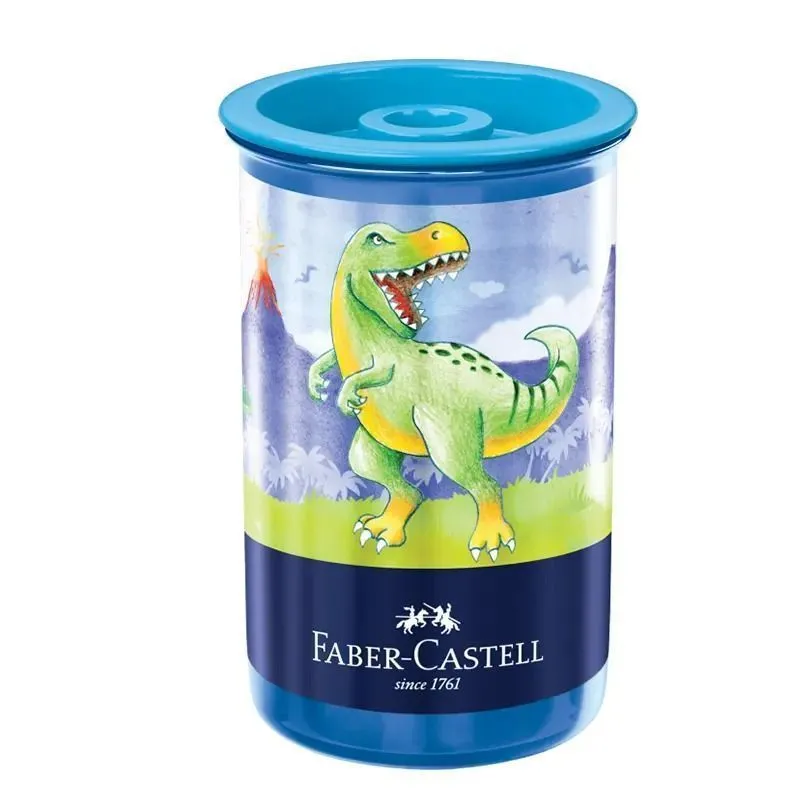 APONTADOR C/ DEPÓSITO DINOSSAURO FABER CASTELL