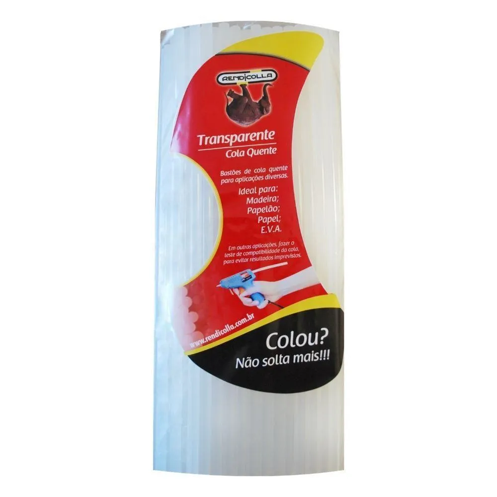 BASTAO TRANSPARENTE 11,2X30CM 1KG RENDICOLA
