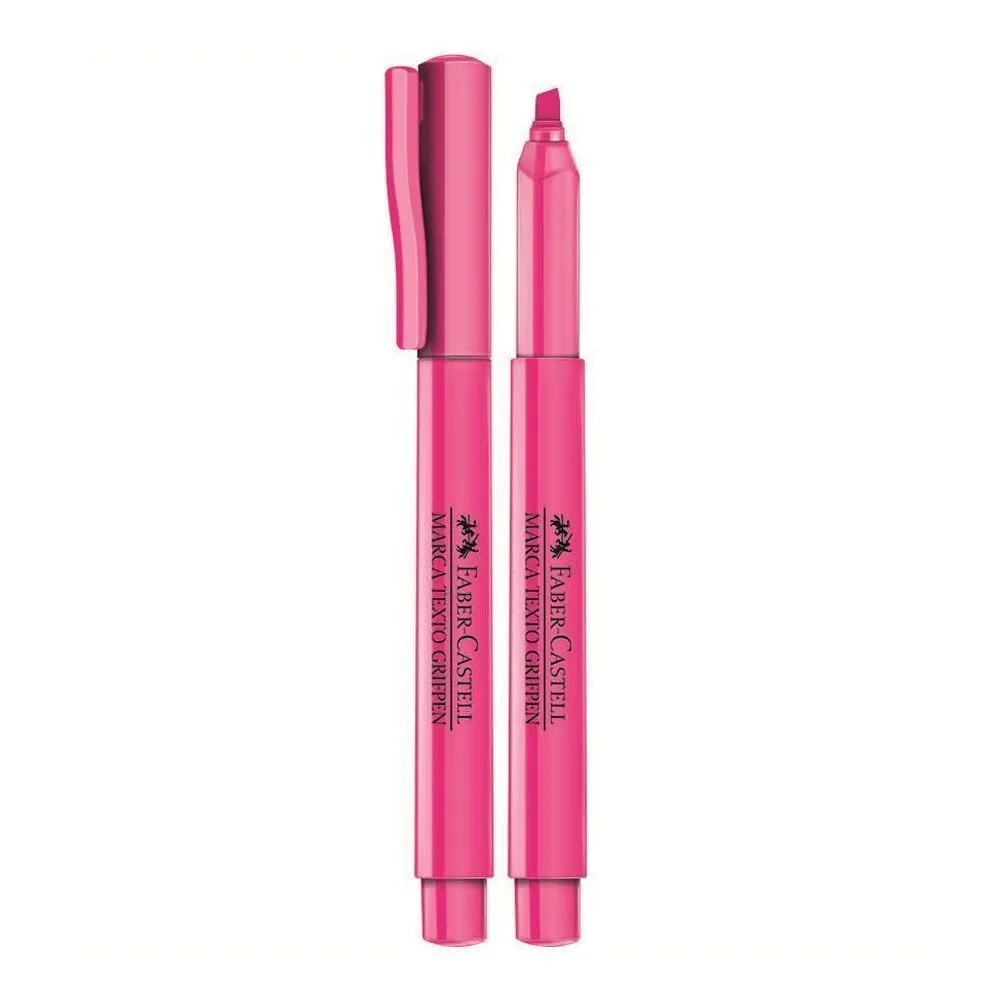 CANETA MARCA TEXTO ROSA FABER CASTELL