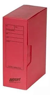 ARQUIVO MORTO FACIL - VERMELHO POLYCART