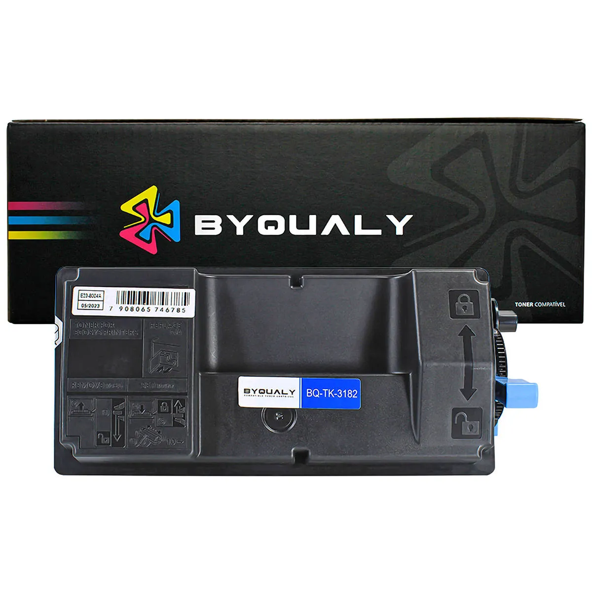 CART DE TONER COMPATIVEL C/ TK3182 21K SEM TANQUE BYQUALY POTENCIAL