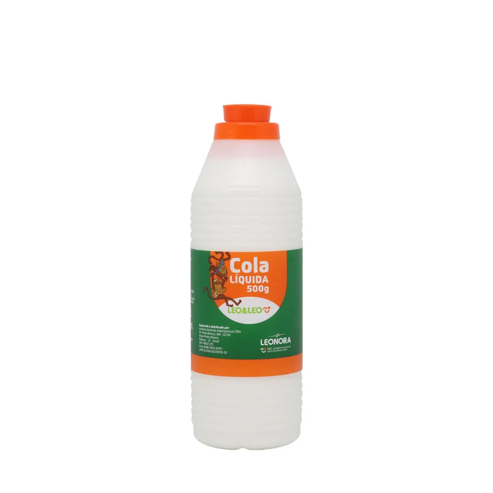 COLA BRANCA 500G UNIDADES LEOELEO